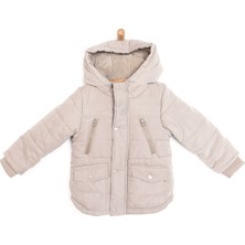 HelloBaby HelloBaby Kapitoneli Kapüşonlu Mont Erkek Bebek