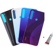 SDT Redmi Note 8 Arka Batarya Pil Kapağı Mor (B7000 15 ml Yapıştırıcı)