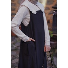 Ande Tesettür Salopet Jile - Siyah