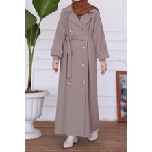 Ande Tesettür Marsiyano Trenç/ Ferace - Vizon