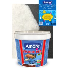 Cichlid Red Granules 3 kg Kova 44-Protein Soffice 34 x 180 cm Elyaf 80 gr