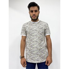 Erkek Renkli Desenli Kısa Kollu Tişört