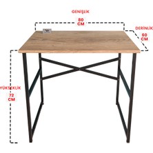 Hediyeler Kapında 80X60CM Çalışma Masası Çok Amaçlı Ofis ve Öğrenci Mini Masası