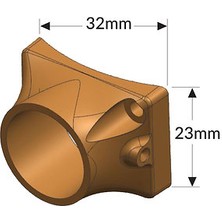 Flaş Spot FS88 Döküm Oval Boru Girişi