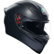 AGV K1 S Mono Matt Black Kapalı Kask Yüksek Dirençli Termoplastik Malzeme ile Tam Yüz Koruma