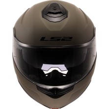 Ls2 Strobe 2 Matt Sand Çene Açılır Kask