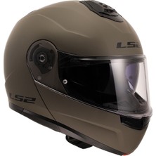 Ls2 Strobe 2 Matt Sand Çene Açılır Kask