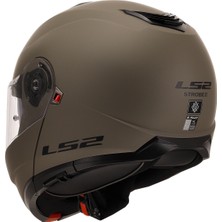 Ls2 Strobe 2 Matt Sand Çene Açılır Kask
