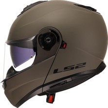 Ls2 Strobe 2 Matt Sand Çene Açılır Kask