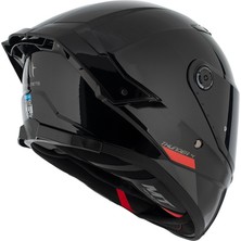 mt Helmets Thunder 4 Parlak Siyah A1 Kapalı Kask