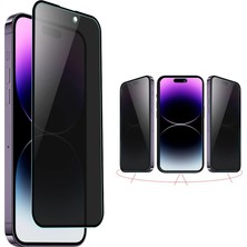Mettzchrom iphone 16 Uyumlu Cam Privacy Hayalet Ekran Koruyucu