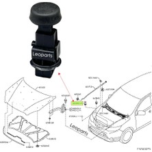 Leoparts Nissan Qashqai Motor Kaput Takozu 2010-2023 65822-BR00A