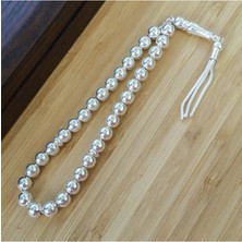 Moda Gümüş Evi 925 Ayar Gümüş Küre Kesim Tesbih, Gümüş Tesbih K-01