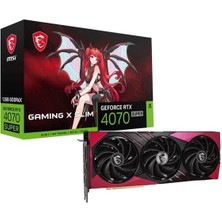 Msı 12GB RTX4070 Super Gamıng x Slım Mlg GDDR6X Hdmı-Dp Pcıe 4.0