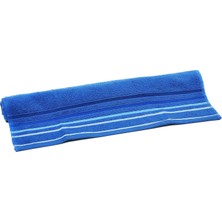 %100 Pamuk Ithal Çizgili Fitil Işlemeli Banyo Havlusu 50X100