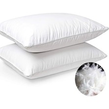 Seda Home Art %100 Kaz Tüyü Doğal Yastık - 50X70 1000GR , Otel ve Ev Kullanımına Uygun