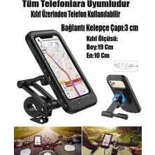 Mıknatıslı Titreşim Engelleyen Motorsiklet Telefon Tutucu Motor Tutacağı Bisiklet Tutacağı