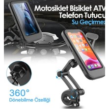 Mıknatıslı Titreşim Engelleyen Motorsiklet Telefon Tutucu Motor Tutacağı Bisiklet Tutacağı