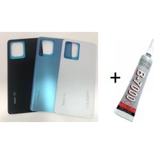 Redmi Note 12 5g Arka Batarya Pil Kapağı Siyah (B7000 15 ml Yapıştırıcı)
