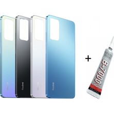 SDT Redmi Note 12 Pro Arka Batarya Pil Kapağı Mavi (B7000 15 ml Yapıştırıcı)