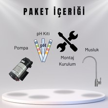 Biohidrogen Çinko & Bakır Mineralli Canlı Su Üreten Su Arıtma Cihazı Pompalı