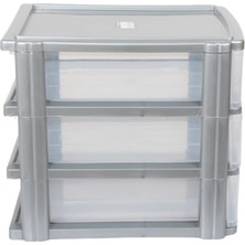 A4 Boyutunda Saklama Çekmeceleri 3 Katlı Masaüstü Düzenleyici Organizer