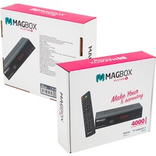 Magbox Byrdrp Magbox Pluton S Yeni̇ Model Kasali Full Hd Uydu Alicisi Tkgsli̇ (Scart+Hd) HDMI Kablo Dahi̇l (4549) Byrnew