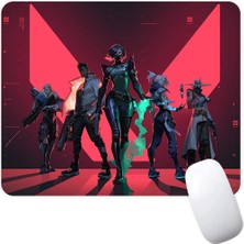 Valorant 6 Oyuncu Mouse Pad 90X40 cm Kaymaz Dikişli