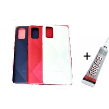 SDT Samsung A20S A207 Arka Batarya Pil Kapağı Mavi (B7000 15 ml Yapıştırıcı)