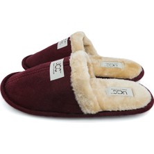 New One Mall Newonemall Unisex Içi Kürklü Ev Terliği Peluş Yıkanabilir Yünlü Terlik Misafir Çeyiz Bohça