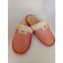 Newonemall Unisex Içi Kürklü Ev Terliği Peluş Yıkanabilir Yünlü Terlik Misafir Çeyiz Bohça