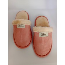 Newonemall Unisex Içi Kürklü Ev Terliği Peluş Yıkanabilir Yünlü Terlik Misafir Çeyiz Bohça