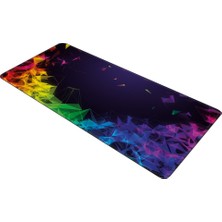 Razer 4 Oyuncu Mouse Pad 90X40 cm Kaymaz Dikişli