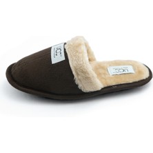 New One Mall Newonemall Unisex Içi Kürklü Ev Terliği Peluş Yıkanabilir Yünlü Terlik Misafir Çeyiz Bohça