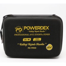 Powerdex PD-9900 Şarj Edilebilir Pilli Profesyonel Avcı Zoom'lu El Feneri 25W