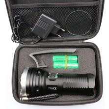 Powerdex PD-9900 Şarj Edilebilir Pilli Profesyonel Avcı Zoom'lu El Feneri 25W