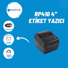 Grandstarr RP410 4'' Direkt Termal Barkod - Etiket Yazıcı - USB Haberleşmeli