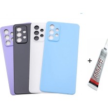 SDT Samsung A32 4g Arka Batarya Pil Kapağı Siyah (B7000 15 ml Yapıştırıcı)