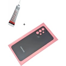 SDT Samsung A33 Arka Batarya Pil Kapağı Siyah (B7000 15 ml Yapıştırıcı)