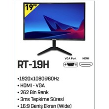 MR199 I5-2400 16GB 256GB SSD 19'' Fhd Masaüstü Bilgisayar