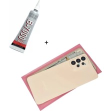 SDT Samsung A33 Arka Batarya Pil Kapağı Turuncu (B7000 15 ml Yapıştırıcı)