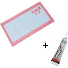 SDT Samsung A33 Arka Batarya Pil Kapağı Mavi (B7000 15 ml Yapıştırıcı)