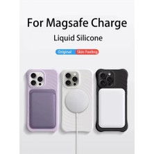 3gen Case Iphone 14 Pro Max Uyumlu Su Dalgası Dokulu Magsafe Şarj Köşe Korumalı Lansman Içi Kadife Kılıf