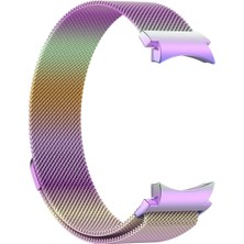 noktaks - Samsung Watch 6 40mm 20mm - Kordon Metal Kordon - KRD-01 - Colorful - T28845