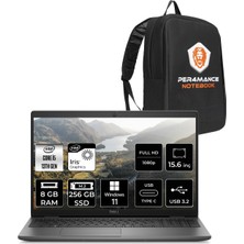 Dell Latitude 3550 i5 1335U Notebook 8GB RAM 256GB SSD 15.6" FHD Win11 Pro + Per4 Çanta N015L355015UP381