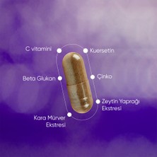 Veritamin IM-9 Kara Mürver Ekstresi Ve Beta Glukan Içeren 60'lı Kapsül Takviye Edici Gıda