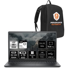 Dell Vostro 3530 i7 1355U Notebook 32GB RAM 4TB SSD 15.6" FHD 120Hz Win11 Pro + Per4 Çanta N1601PVNB3530UP430