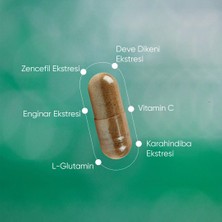 Veritamin HNG-9 Devedikeni Ve Enginar Ekstresi İçeren 30'lu Kapsül Takviye Edici Gıda