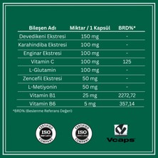 Veritamin HNG-9 Devedikeni Ve Enginar Ekstresi İçeren 30'lu Kapsül Takviye Edici Gıda