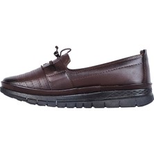 Wanetti 188 Kahve Kadın Babet Ayakkabı